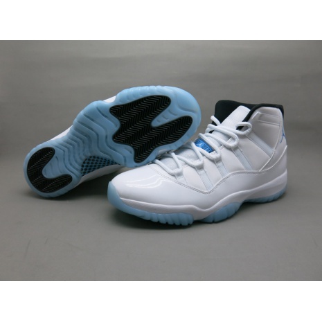 AAA+ Classic Replica Air Jordan 11 White Blue Men #179242 replica