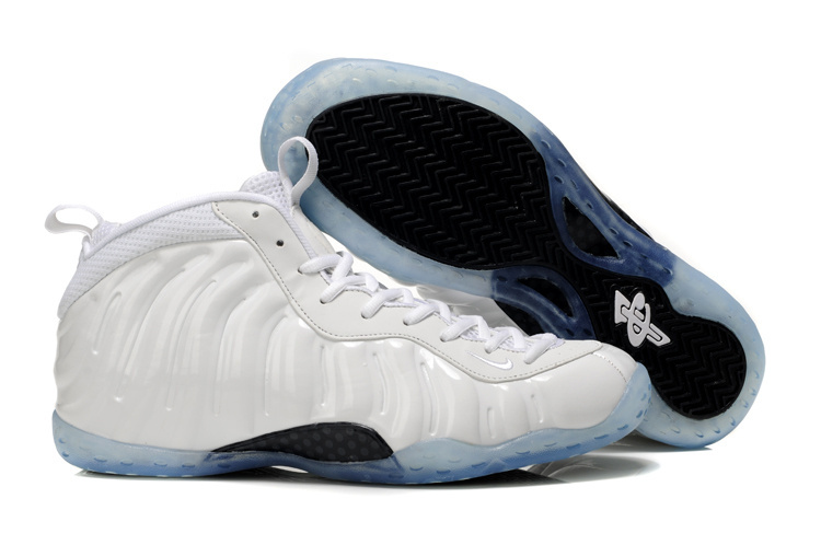 nike air foamposite one white out mens