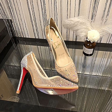 Christian Louboutin 10cm high-heeles shoes for women #305098 replica