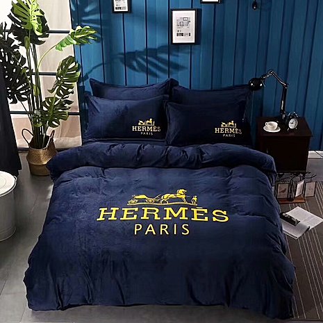 HERMES Bedding Sets 4pcs #324636