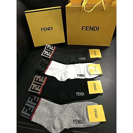 Fendi  4pcs Socks #338747 replica
