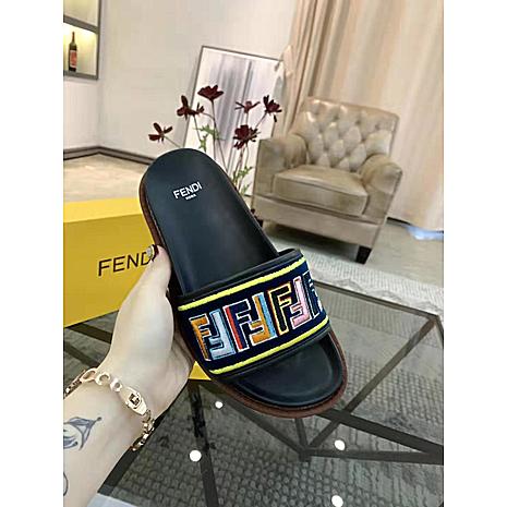 Fendi shoes for Fendi slippers for women #353968 replica