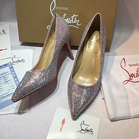 Christian Louboutin 8cm high-heeles shoes for women #354328