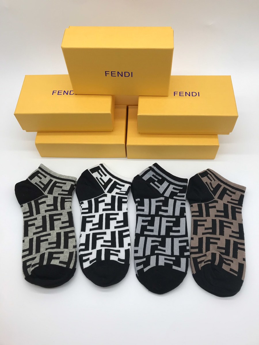 Fendi 4pcs Socks #356086 replica