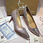 US$86.00 Christian Louboutin 8cm high-heeles shoes for women #354328