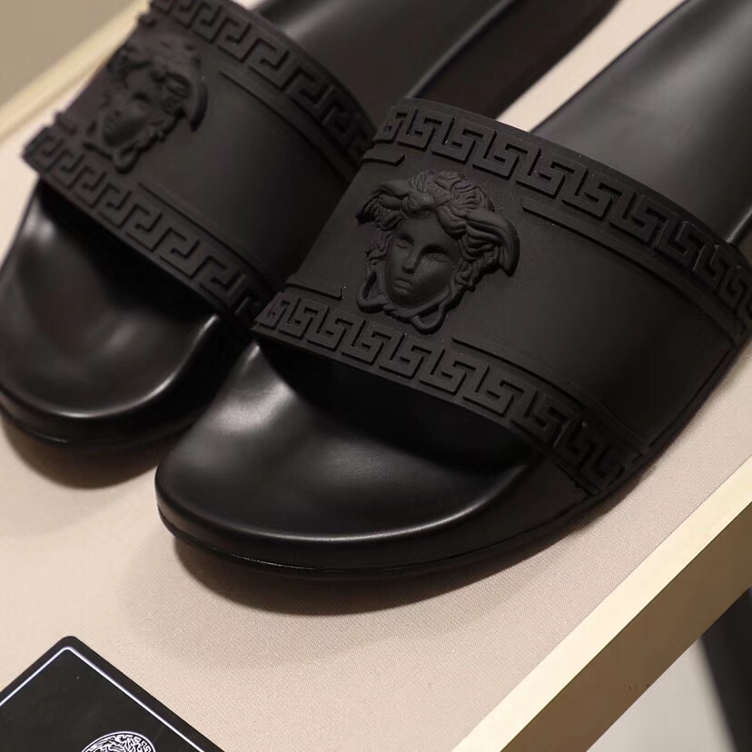 Versace shoes for versace Slippers for men #359208 replica