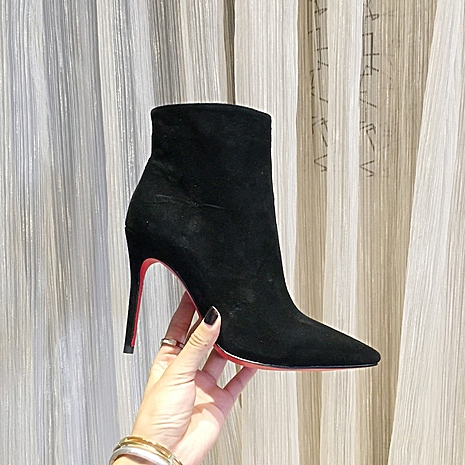 Christian Louboutin 10cm high heeled shoes for women #388067