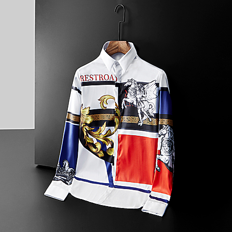 Versace Shirts for Versace Long-Sleeved Shirts for men #395217 replica