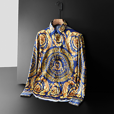 Versace Shirts for Versace Long-Sleeved Shirts for men #395221 replica