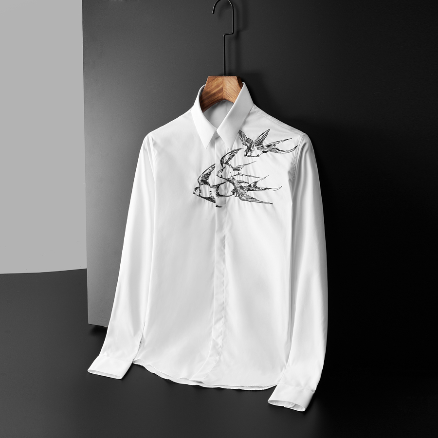Alexander McQueen Shirts for Alexander McQueen Long-Sleeved shirts for