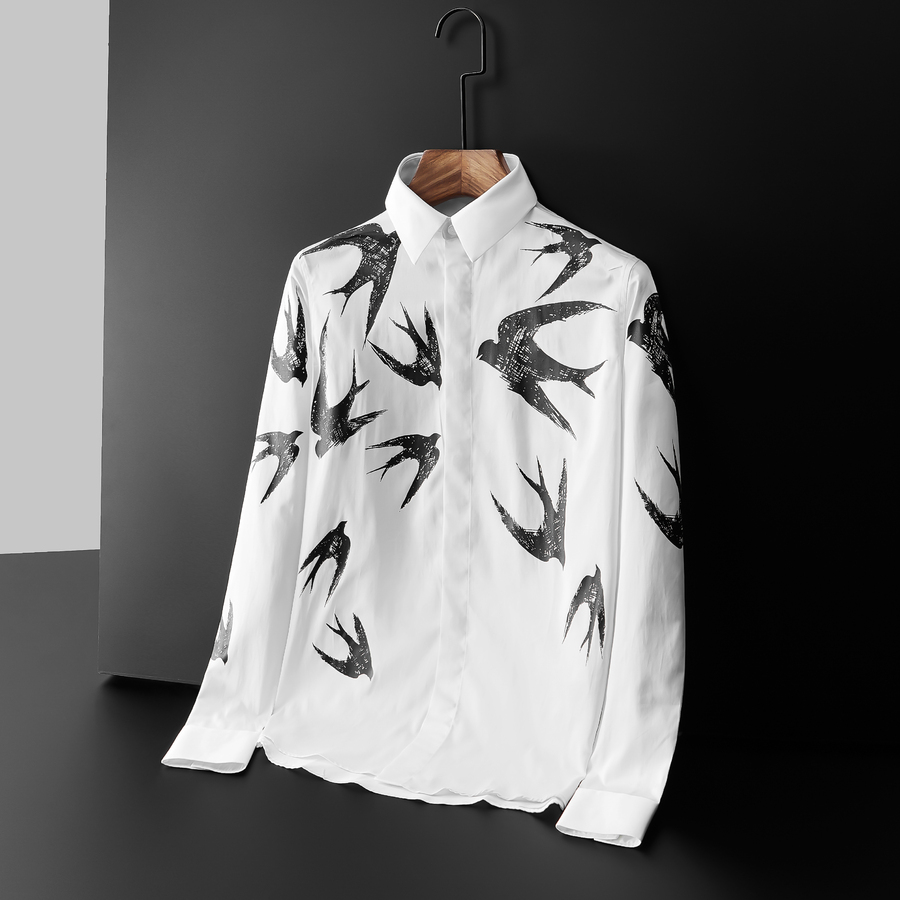 Alexander McQueen Shirts for Alexander McQueen Long-Sleeved shirts for ...
