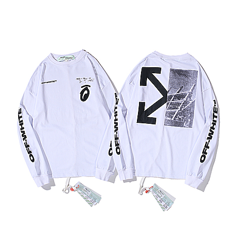OFF WHITE T-Shirts for OFF WHITE  Long-sleevsd T- shierts for men #399745 replica