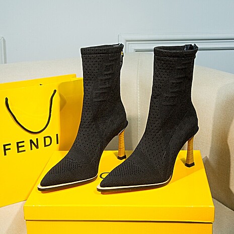 Fendi 9.5cm high-heeles shoes for women #400076 replica