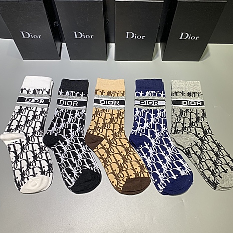 Dior Socks 5pcs sets #404176 replica