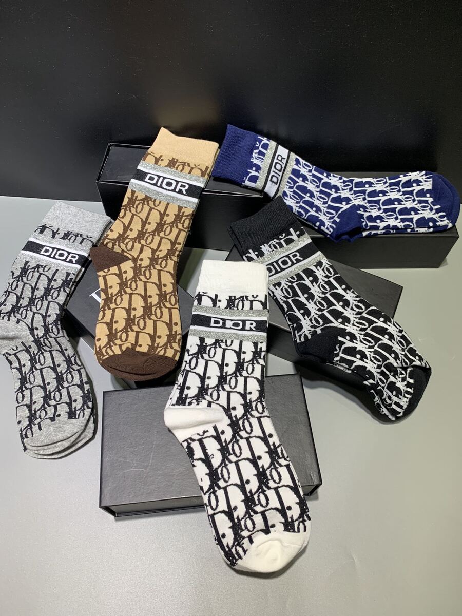 Dior Socks 5pcs sets #404176 replica