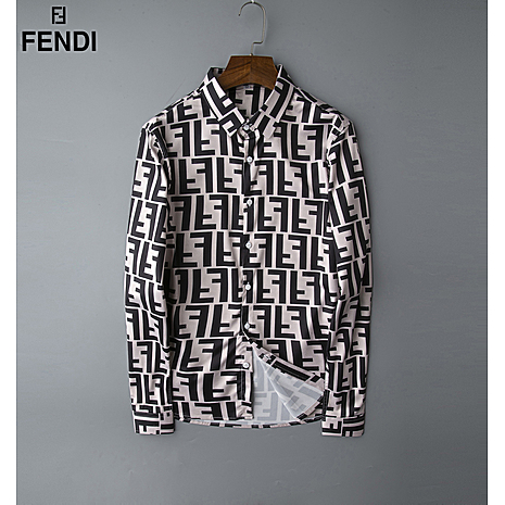 Fendi Shirts for Fendi Long-Sleeved Shirts for men #408843