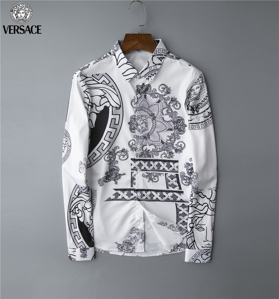 Versace Shirts for Versace Long-Sleeved Shirts for men #408904 replica
