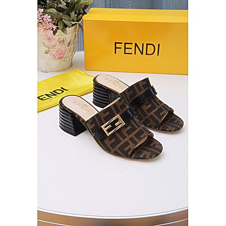Fendi 6cm high heeled shoes for women #415429