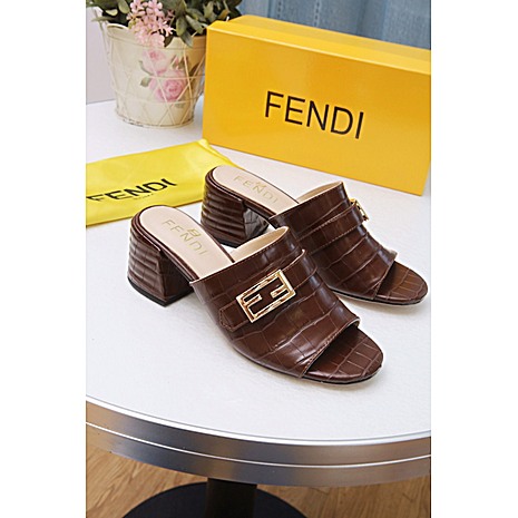 Fendi 6cm high heeled shoes for women #415434 replica