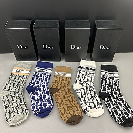 Dior Socks 5pcs sets #420259 replica