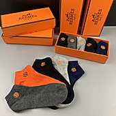 US$16.00 Hermes Socks 5pcs sets #420395