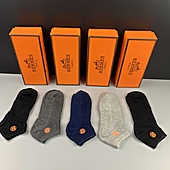 US$16.00 Hermes Socks 5pcs sets #420395