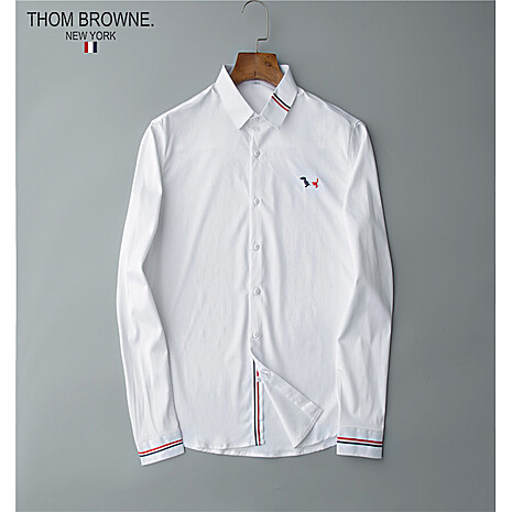 THOM BROWNE Shirts for THOM BROWNE Long-Sleeved Shirt for men #427249