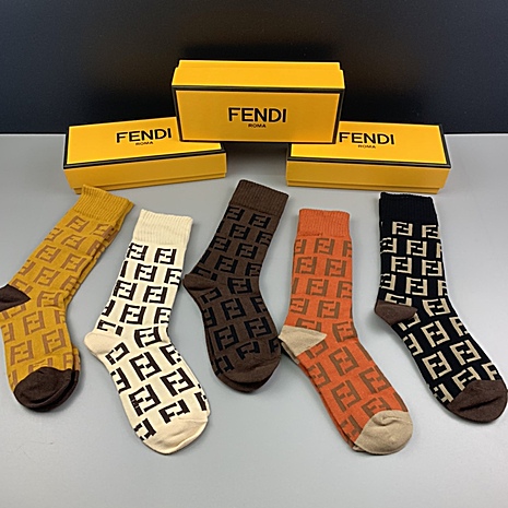 Fendi Socks 5pcs sets #432750 replica