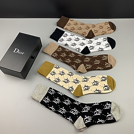 Dior Socks 5pcs sets #432848 replica
