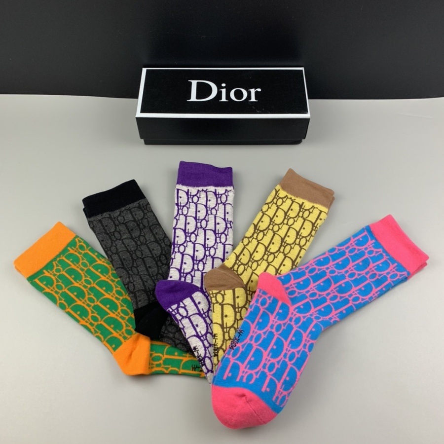 Dior Socks 5pcs sets #432988 replica
