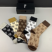 US$18.00 Dior Socks 5pcs sets #432848