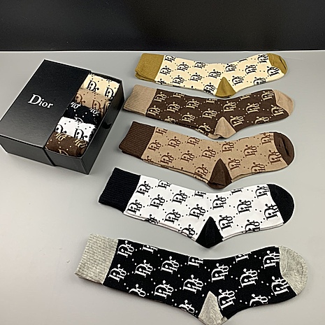 Dior Socks 5pcs sets #436706 replica
