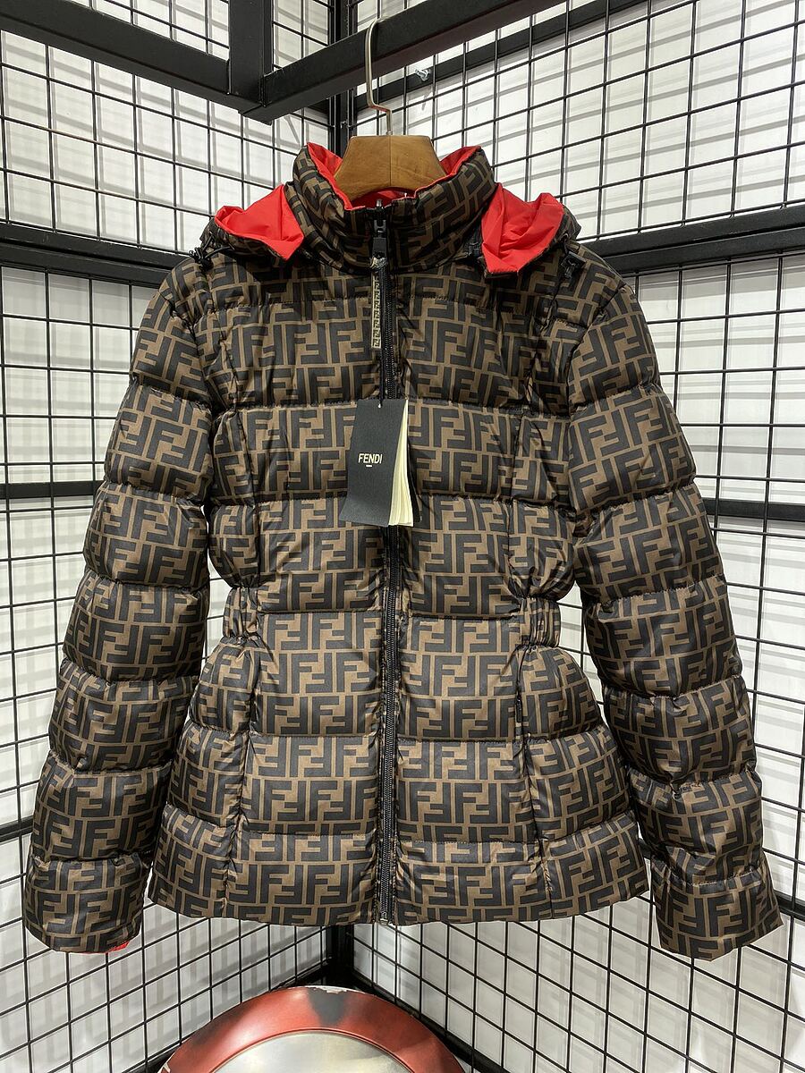 Fendi double-sided down jacket for women #434892 replica