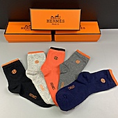 US$20.00 Hermes Socks 5pcs sets #436716