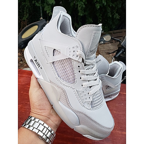 OFF WHITE&Air Jordan 4 Shoes for men #439871 replica
