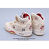 US$63.00 OFF WHITE&Air Jordan 5 Shoes for men #437293