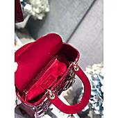 US$217.00 Dior Original Samples Cherry Red Patent Cannage Calfskin