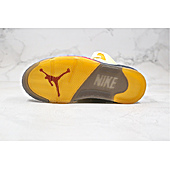 US$196.00 OFF-WHITE x Air Jordan 5 “Sail” shoes for men #439578