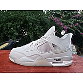 US$63.00 OFF WHITE&Air Jordan 4 Shoes for men #439871
