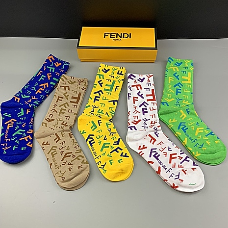 Fendi Socks 5pcs sets #440395 replica