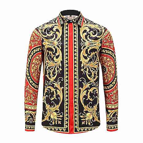 Versace Shirts for Versace Long-Sleeved Shirts for men #441638 replica