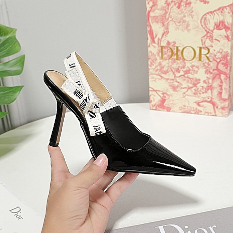 Dior 9.5cm high heeled shoes for women #442149 replica