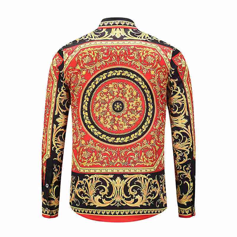 Versace Shirts for Versace Long-Sleeved Shirts for men #441638 replica