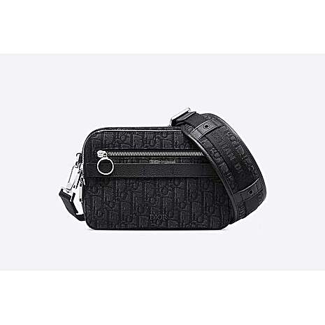SAFARI MESSENGER BAG Black Dior Oblique Jacquard AAA+ 1ESPO206YKY_H10E replica
