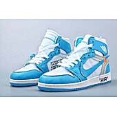 US$63.00 OFF WHITE&Air Jordan 1 Shoes for Women #452651