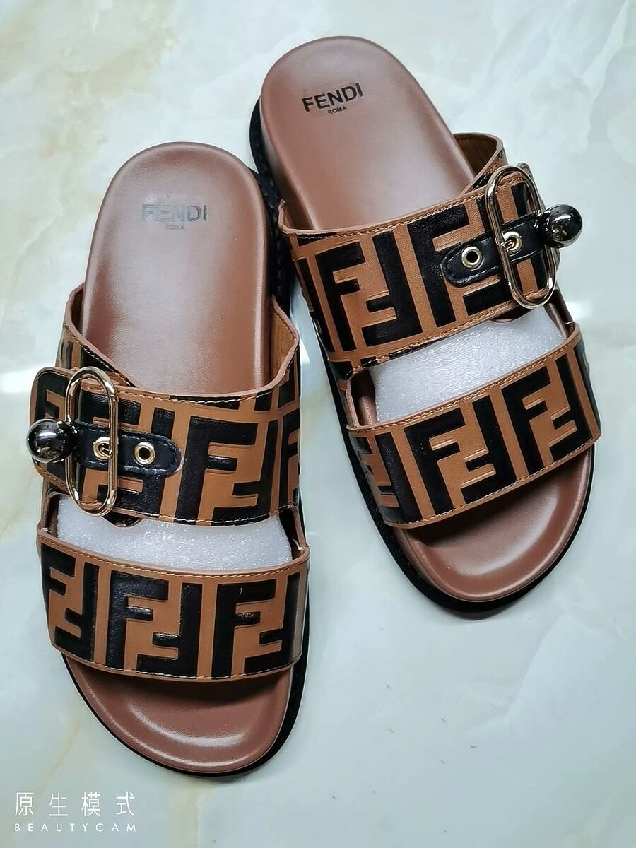 Fendi shoes for Fendi slippers for women #456774 replica