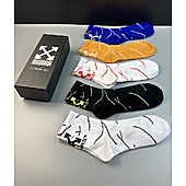 US$19.00 OFF WHITE Socks 5pcs sets #462093