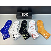 US$19.00 OFF WHITE Socks 5pcs sets #462093