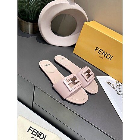 Fendi shoes for Fendi slippers for women #467551 replica