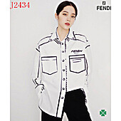 US$39.00 Fendi Shirts for Fendi Long-Sleeved Shirts for women #464116